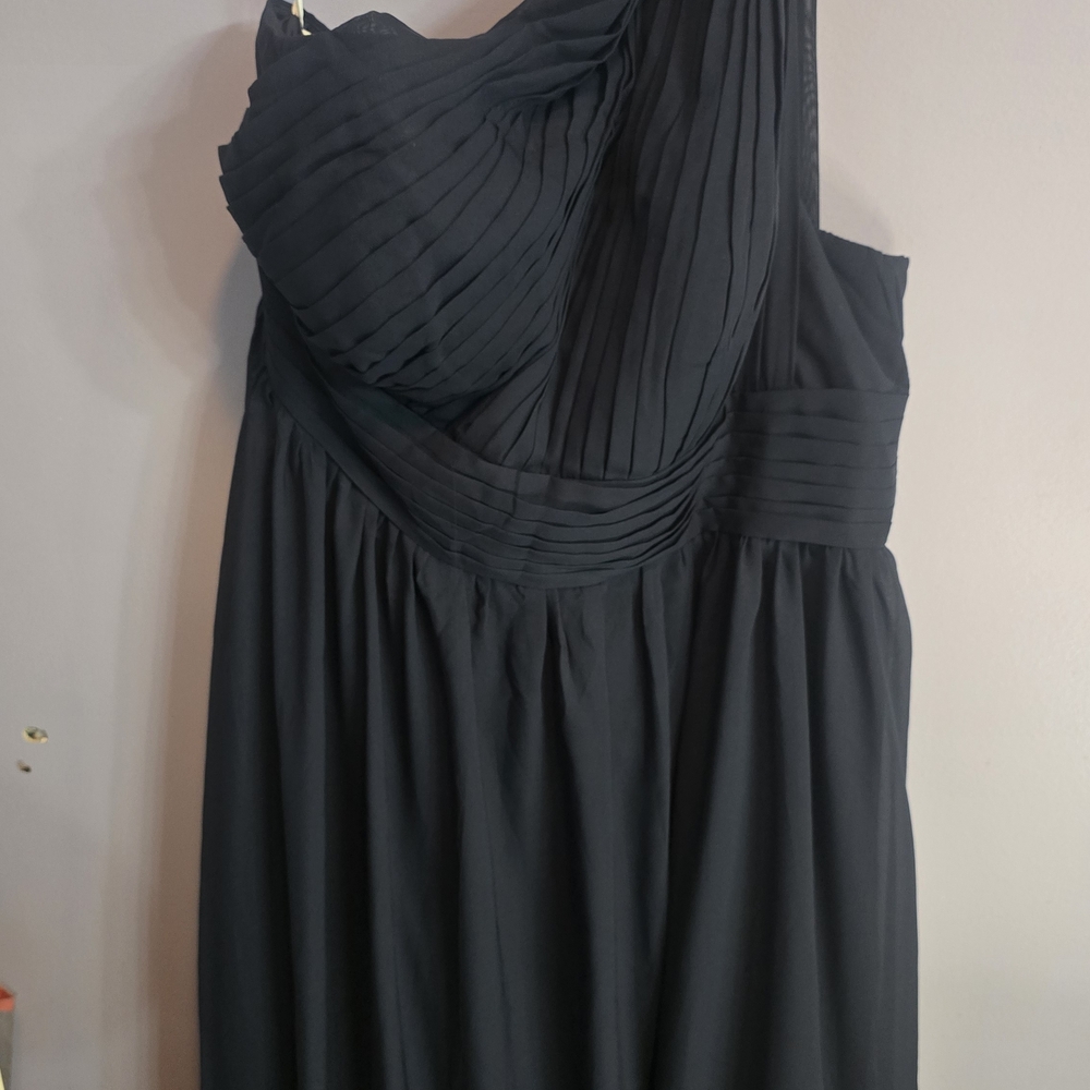 Elegant One Shoulder Blue Dress